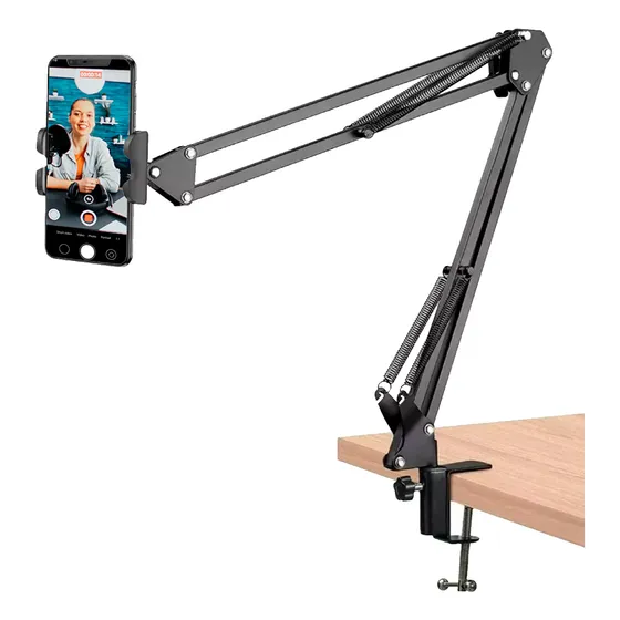 Tripe De Mesa Para Celular Com Base Altura Ajustável 360º