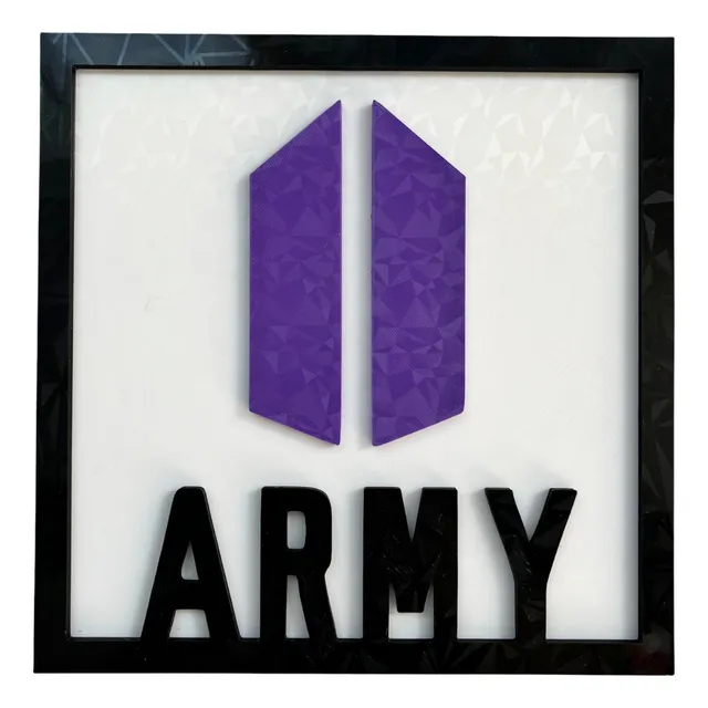 Quadro Decorativo Army Bts