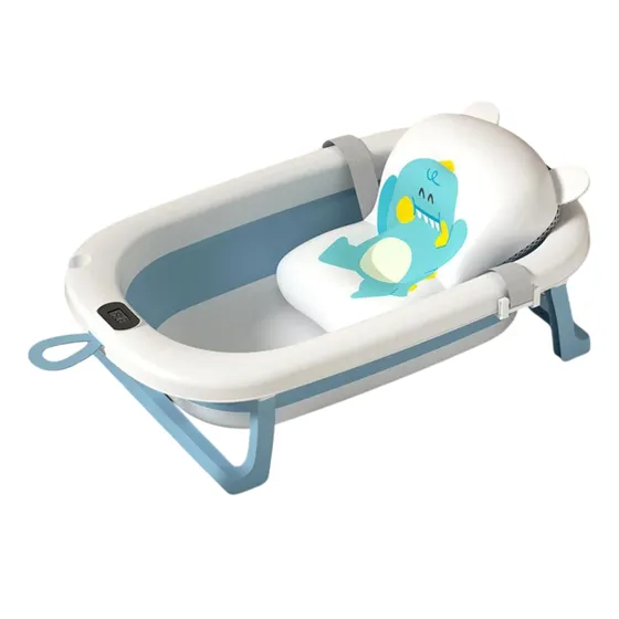 Bañito De Bebe Plegable + Colchón Baby + Temperatura Cntr
