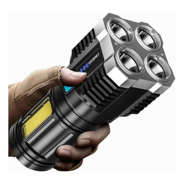 Linterna Luz Led Deporte Senderismo Carga Facil Carro Usb