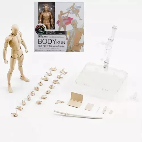 Boneco Articulado + Com Acessórios