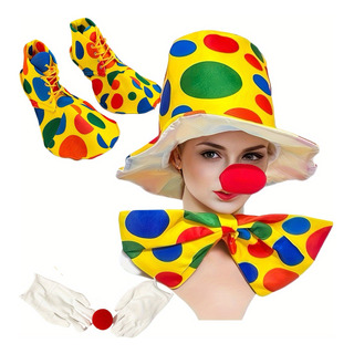 Traje De Payaso De Cinco Piezas Para Fiestas, Cosplay De Hal Traje De Payaso De Cinco Piezas Para Fiestas, Cosplay De Hal