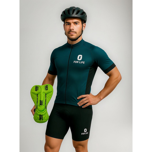 Bermuda Ciclismo Uv Bolso Grande Forro Gel D120 Profissional Bermuda Ciclismo Uv Bolso Grande Forro Gel D120 Profissional