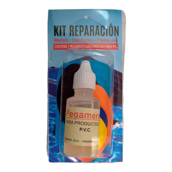 Kit Reparacion Parches Pegamento Waders Colchones Piletas
