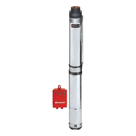 Bomba Agua Sumergible Pozo Einhell Gc-dw 1300n color Plateado