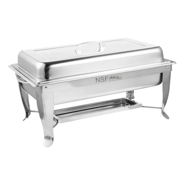 Chafer Bufetera Baño Maria Plegable Reforzado Completo Con Certificado Nsf Arol