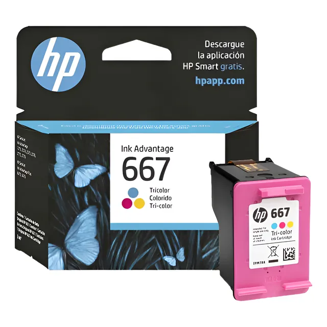 Cartucho Hp 667 Tricolor Ink Advantage Original (3ym78al)