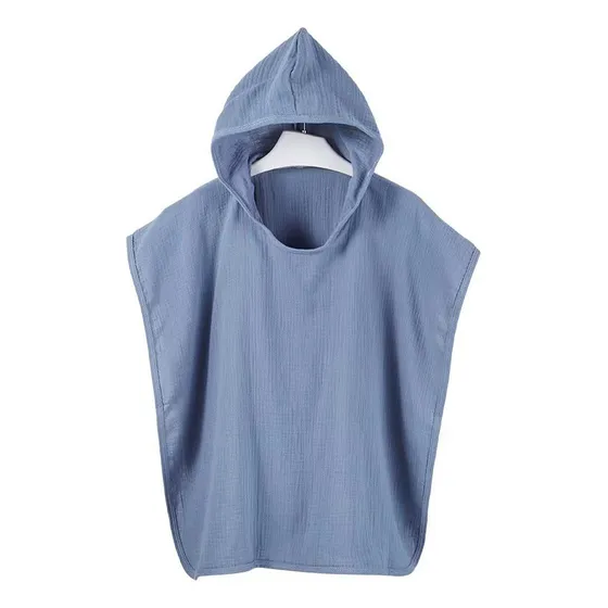 Bata Poncho Con Capucha