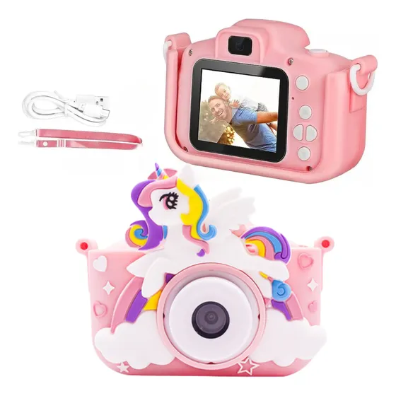 Cámara De Fotos Infantil Con Diseño De Unicornio