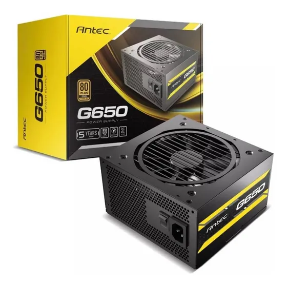 Fuente Antec Atom G650 650w 80 Plus Gold Semi Modular
