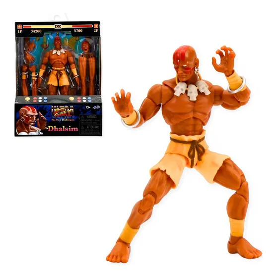 Dhalsim Street Fighter Ii Jada Toys Figura De Acción