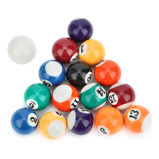 16 Bolas De Billar Pool-juego De Billar Mini Resina 32 Mm 16 Bolas De Billar Pool-juego De Billar Mini Resina 32 Mm