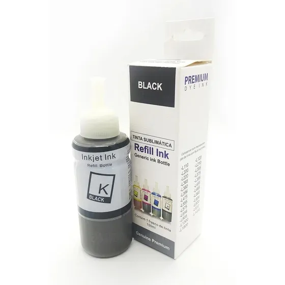 Tinta Para Uso Epson Sublimatica Tinta Para Sublimação Preta