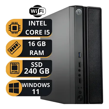 Computador Mini I5 Memoria Ram 16gb Ddr3 Ssd 240gb Rapido 127/220v