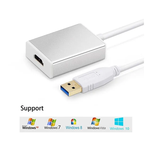 Adaptador Usb A Hdmi 3.0 (proyecta Pantalla Hdmi A Traves De