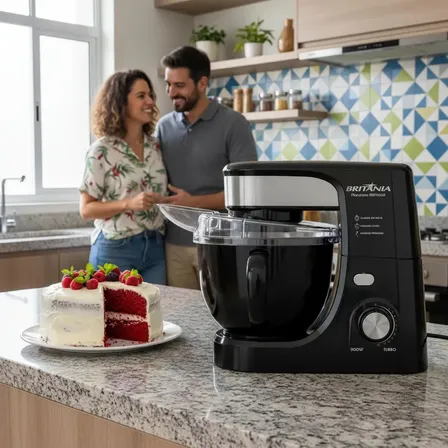 Batedeira Planetaria Bbp900a Preto N/a 220v