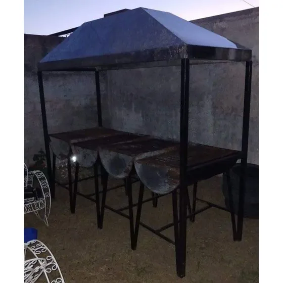 Parrillas Con Campana De Acero Inoxidable