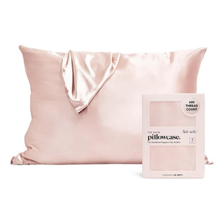 Funda De Almohada 100% De Satén Con Cierre Super Suave Queen Funda De Almohada 100% De Satén Con Cierre Super Suave Queen