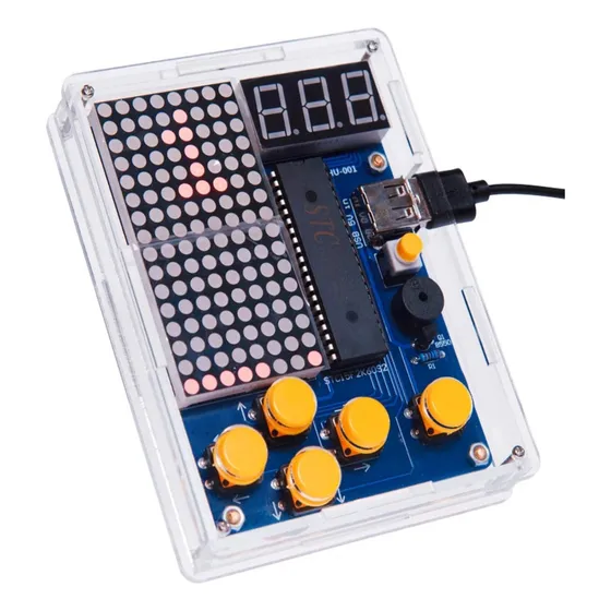 Kit Electrónica Didáctico Tetris Arcade Para Armar Juego