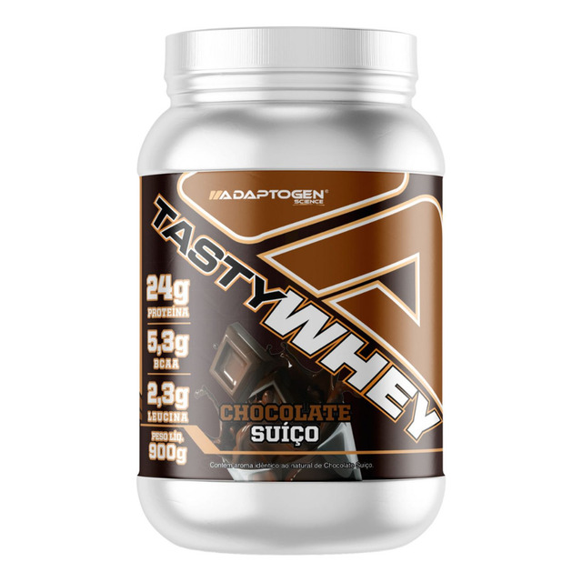 Suplemento Tasty Whey 3w Gourmet Whey Protein Adaptogen Science Pote 900g Sabor Chocolate ... Suplemento Tasty Whey 3w Gourmet Whey Protein Adaptogen Science Pote 900g Sabor Chocolate ...