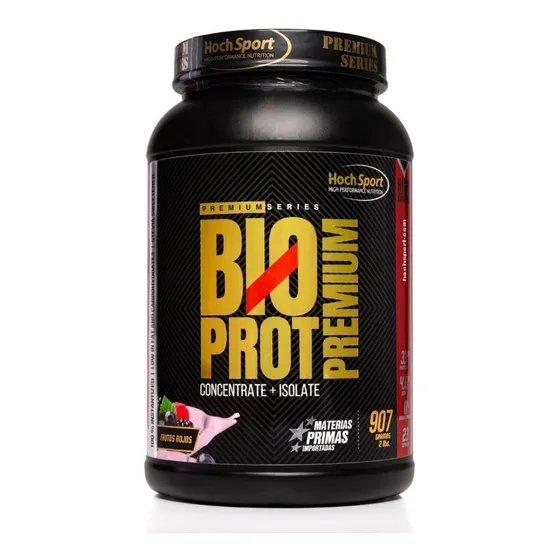 Suplemento en polvo HochSport Premium Series Proteínas sabor frutos rojos x 907g