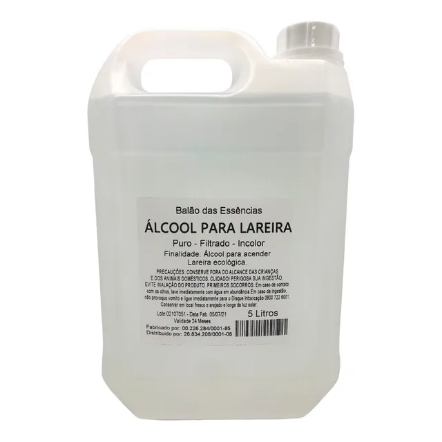 Acender Lareira Ecológica 100% Puro - 5 Litros