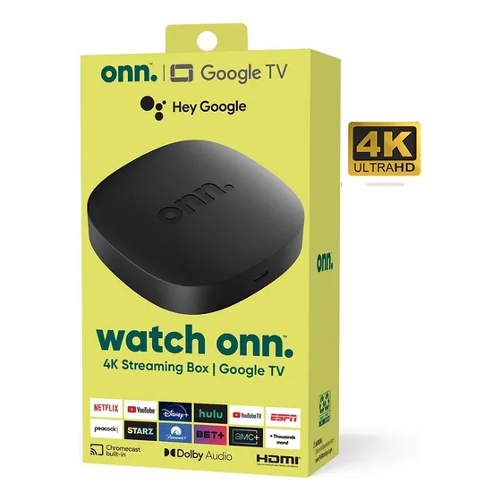 Android Tv Stick Onn, Smart Google Control Voz Chromecast 4k