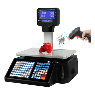 Pesa Balanza Digital 30kg Impresion Codigo Etiqueta Adhesiva Pesa Balanza Digital 30kg Impresion Codigo Etiqueta Adhesiva