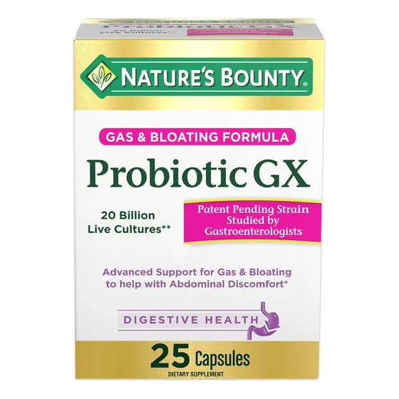 Suplemento Probiótico Para La Salud Digestiva De Nature's Bo