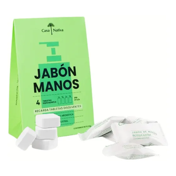 Casa Nativa Recarga Jabon De Manos Espuma Bosque Austral