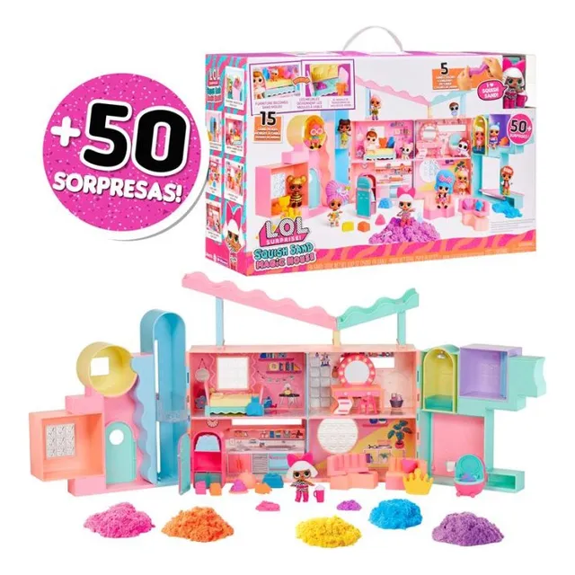 Casa De Muñecas Lol Surprise Squish Sand 2023 + Accesorios 