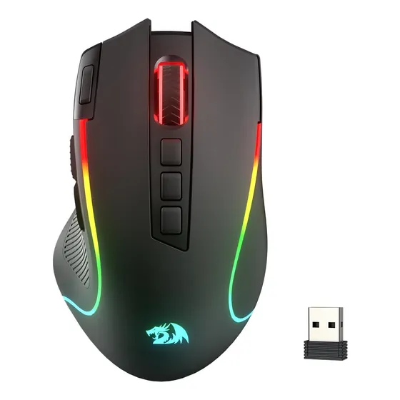 Mouse Gamer Redragon Predator M612 Rgb Pro Inalambrico Recar
