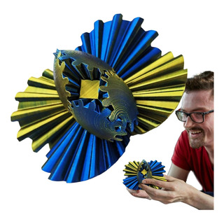 Gear Ball, Os Brinquedos Steampunk Whirling Wonder Fidget 3d Gear Ball, Os Brinquedos Steampunk Whirling Wonder Fidget 3d