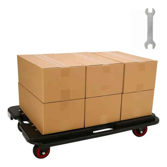 Carro De Carga Logístico Plegable Tipo Plataforma 150 Kilos