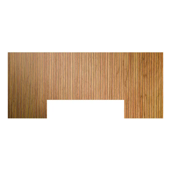 Painel Cabeceira Ripada Para Cama Quarto Casal Queen Mdf Cor Nature