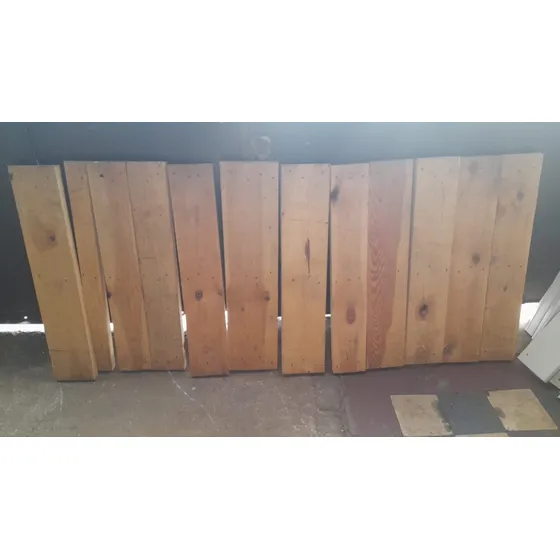 Lote De 15 Tablones Madera Largo 90cm Espesor 4cm Van De 8cm