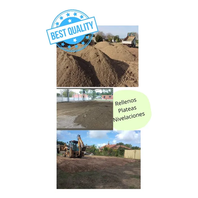Tosca Relleno Para Plateas De Buena Compactación Sin Barro
