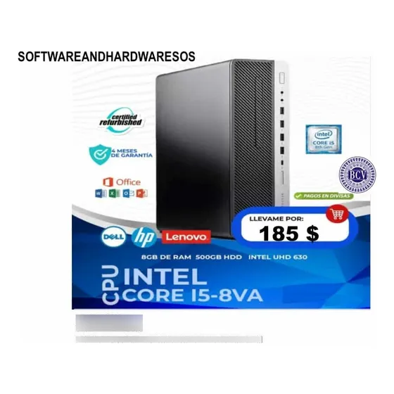 Computadoras Usadas Repontenciadas Refurbished