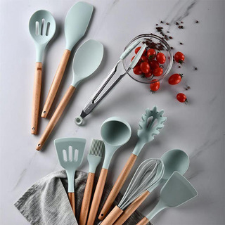 Cuchara Para Cocinar, Mango De Madera, Utensilios Para Horne Cuchara Para Cocinar, Mango De Madera, Utensilios Para Horne