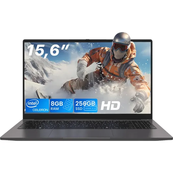 Notebook 15.6'' Intel Celeron N4020 256gb Ssd 8gb Ram Linux