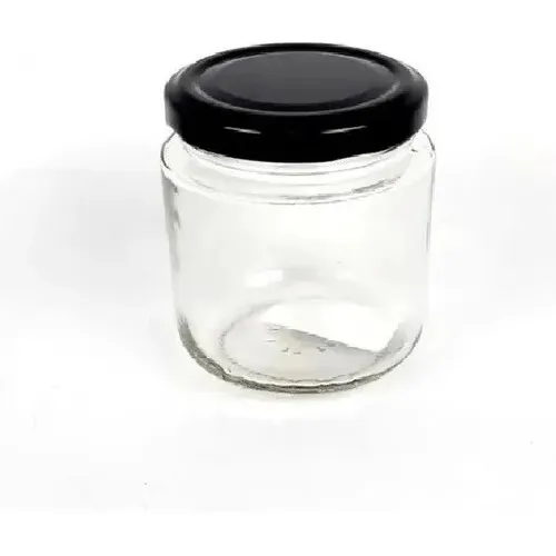 12 Frasco Vidrio 07oz 200ml Conservas Recuerdos (it-334) Color Tapa Negra