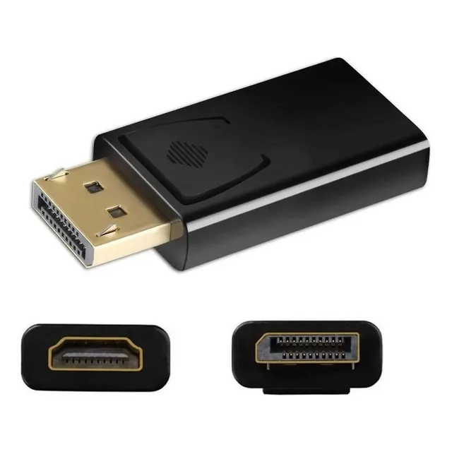 Adaptador Displayport To Hdmi Hembra Con Audio Pc Monitor