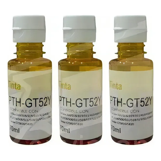 Kit 3 Tintas Compatible Hp Gt52 Amarillo 115 410 415 Gt52y