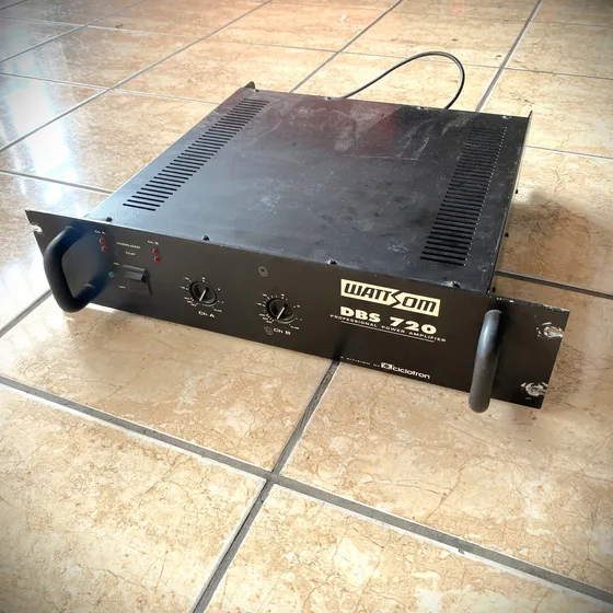Amplificador Potência Ciclotron Wattsom 180w Dbs 720 Bivolt