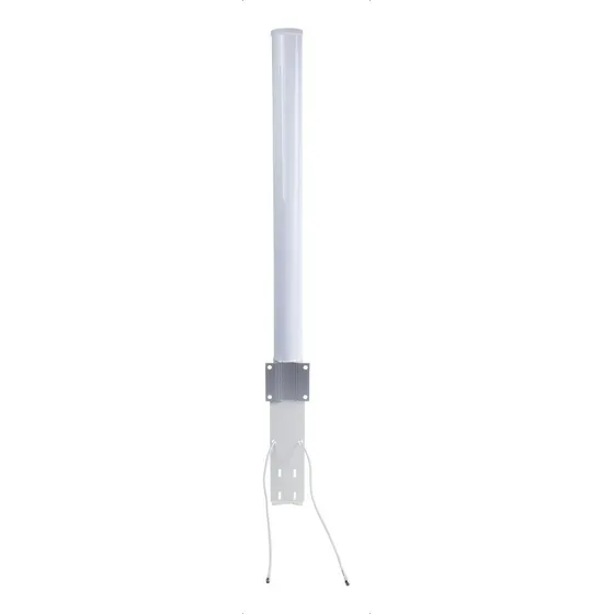 Antena Omnidireccional en 2.4 GHz ALTAI TECHNOLOGIES, Rango de Frecuencias (2.3 - 2.5 GHz), Ganancia de 10 dBi, Doble Polaridad MIMO 2x2, Incluye Jumpers SD.AN-2M10-00