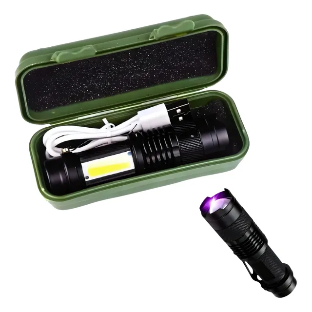 Lanterna Ultravioleta Potente T6 Luz Negra Escorpião Cobras