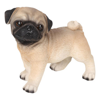 Estatua De Perro Adornos Decorativos Pug Figurita Para Beige Estatua De Perro Adornos Decorativos Pug Figurita Para Beige