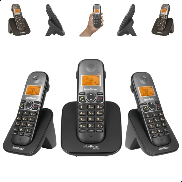 Aparelho Telefone Sem Fio 2 Ramal Bina E Viva Voz Intelbras