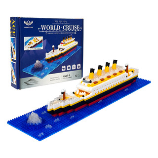 Juego De Bloques De Construcción Del Titanic, 609 Piezas Juego De Bloques De Construcción Del Titanic, 609 Piezas