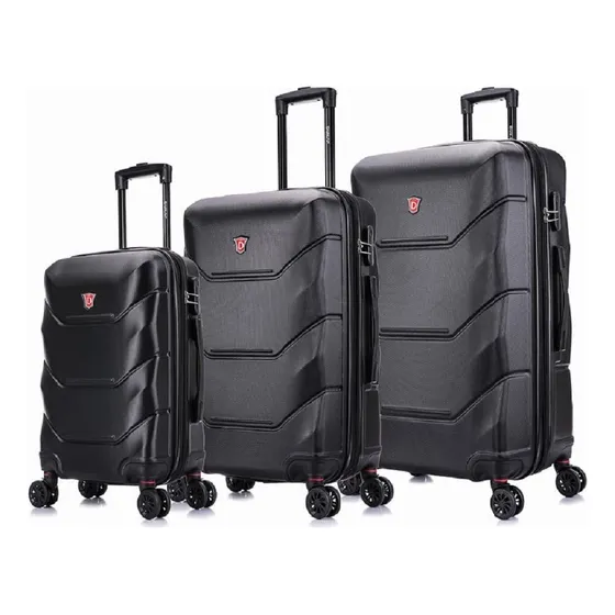 Maletas De Viaje Set De 3  Zonix Negro